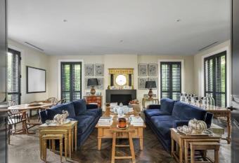 A stunning kitchen featuring marble bench tops has Balcony rooms