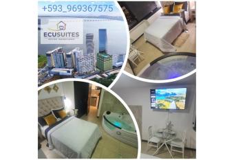Ecusuites Room Jacuzzi 105/2Hidromasaje Privado has rooms with a private hot tub