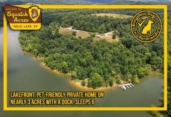 Secluded Lakefront Home on Nolin Lake Near Mammoth Cave has Balcony rooms