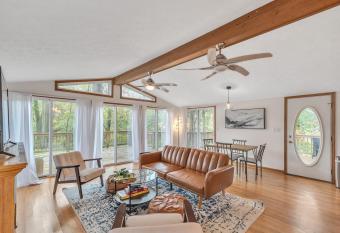 Escape To This River Home with Mountain Views home has Balcony rooms