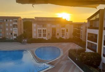 T2 with Veranda residence with pool ! has Balcony rooms