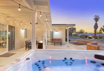 Desert Quail Retreat by Hi Desert Dwellings with Hot Tub Fire Pit and BBQ allows 18 year olds to book a room