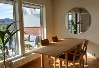 Spacious Fornebu apartment near the sea has Balcony rooms