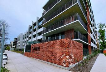 Modern new 1-bedroom apartment in Canberra City has Balcony rooms