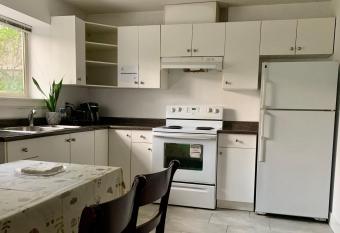 Spacious Burnaby Suite at BCIT and Deer Lake has rooms with a private hot tub