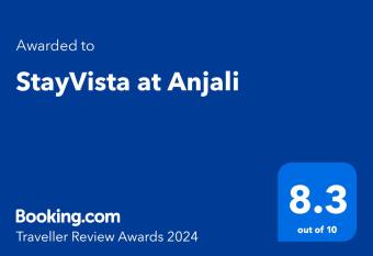 StayVista at Anjali with Free Breakfast & Terrace Access has Balcony rooms
