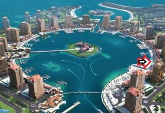 Super amazing luxury apartment in the pearl - Qatar has rooms with a private hot tub