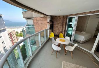 Estanconfor Santos com Vista Mar 6 AC Garagem alto 17   andar has Balcony rooms