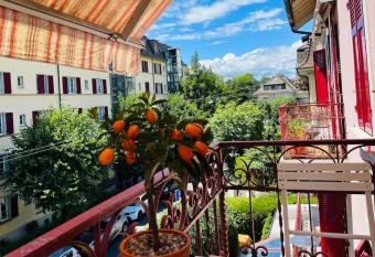 A deux pas du lac Leman ( Ouchy) joli appartement has Balcony rooms