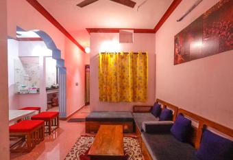 Happy Orange Villa (3 BHK) @ White Town has Balcony rooms