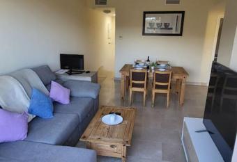 Duquesa 2 bed with sea and golf views and 5 pools has Balcony rooms