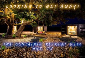 The Container Retreat @ 290 Wine Trail #7 Groups welcome! allows 18 year olds to book a room