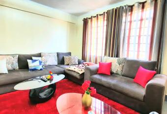 Cozy Nest-2 Bedroomed Apartment WiFi ,Netflix close to JKIA has Balcony rooms