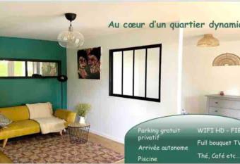 Mon cocoon toulousain cosy appartement id  alement situ   has Balcony rooms