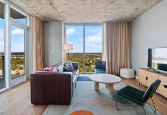 Katy at the Rainey District Downtown Austin TX allows 18 year olds to book a room