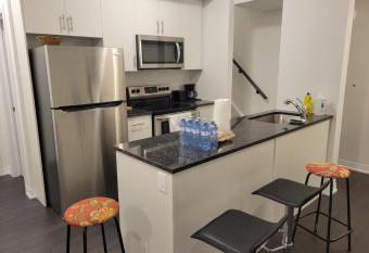 Cozy Staycation in Pickering has Balcony rooms