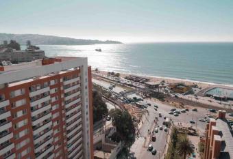 Apartamento con vista al mar en Vi  a-Valparaiso has Balcony rooms