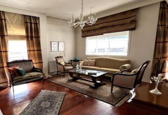 Central Luxury Apartment with huge balcony has rooms with a private hot tub