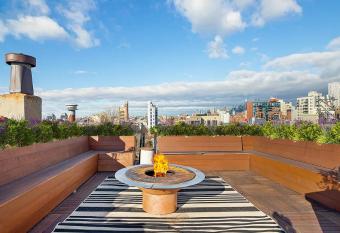 Cozy 1BR w/ Renovated Kitchen, Bathroom and New Rooftop Deck in Park Slope! has Balcony rooms