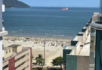 Estanconfor Santos com Vista Mar 7 AC Garagem alto 17   andar has Balcony rooms