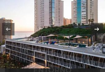 Depto. en Costa de Montemar. Re  aca-Con con has rooms with a private hot tub