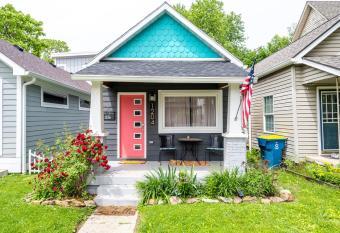 The Colorful Cottage Charming Fountain Square Home allows 18 year olds to book a room