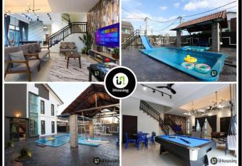 GiganticPool/Jacuzzi/KTV/Cheng Area By I Housing has rooms with a private hot tub