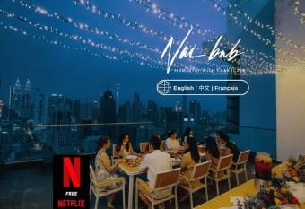 Starry City Starry Night , Paint KL City with Lights has Balcony rooms