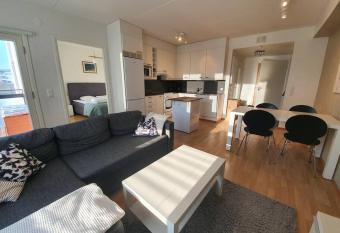 Stylish 1-bedroom apartment with Sauna nearby Airport has Balcony rooms