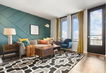 HostWise Stays - Grandview Balcony with Stunning Skyline Views has Balcony rooms