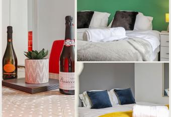 City Haven with Wi-Fi, Hot Tub, 5 Bedrooms has rooms with a private hot tub