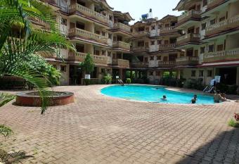 Copper 2BHK Service Apartment Candolim has Balcony rooms