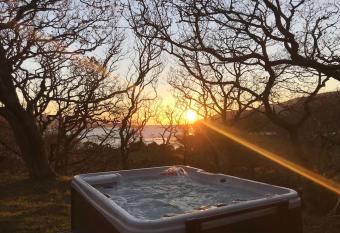 Snowdonia Mawddach Cabin + hot tub has Balcony rooms