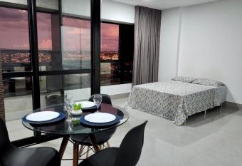 Est  dio no 27   Andar com Vista p/ Av. Afonso Pena has Balcony rooms