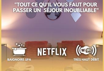 Suite Le Cocoon & Spa BY NANCYINTIMELOUNGE has rooms with a private hot tub