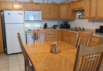 Just outside of town 2 bedroom rental with patio. has Balcony rooms