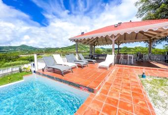 Villa de 3 chambres avec piscine privee jardin clos et wifi a Le Vauclin a 6 km de la plage has Balcony rooms