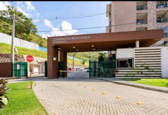 Apart-hotel - Cen  rio da Montanha Itaipava- inteiro com total privacidade de frente para montanha has Balcony rooms