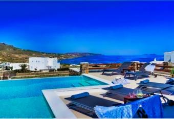 Luxurious Mykonian Blue Oasis Villa with Private Pool allows 18 year olds to book a room