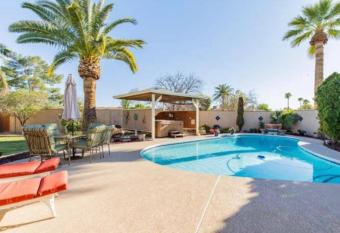 SuperBowl Ready Home with Hot Tub and Backyard Oasis! has rooms with a private hot tub