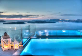 Astarte Suites has rooms with a private hot tub