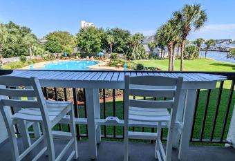 Pirates Bay B205 - Cozy Waterfront Studio with Private Balcony Boat Slip has Balcony rooms