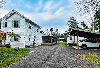 Waterfront property has rooms with a private hot tub