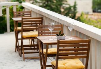 White house in the forest has Balcony rooms