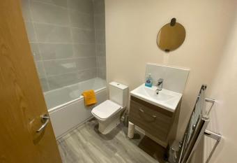 Holiday home has rooms with a private hot tub