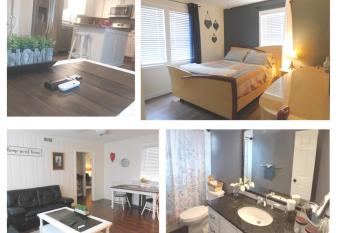 1 BR Vacay Retreat Twin Lakes SKI Golf Boat dogs ok 8 foot privacy fence has Balcony rooms