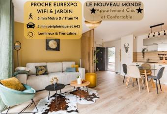 Le Nouveau Monde - Appartement Chic et Confortable has Balcony rooms