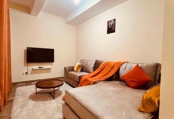 lovely modern 1,2 bedroom apartment in town has Balcony rooms