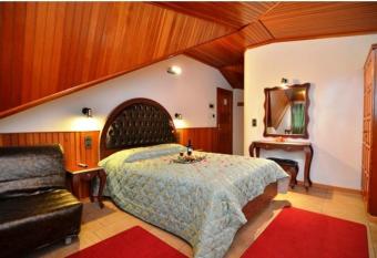 Hotel Apollon has rooms with a private hot tub