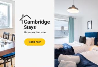 Cambridge Stays Riverside 2BR Flat-Walk to Centre-Parking-Balcony has Balcony rooms